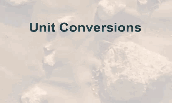 unit conversion Image