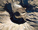 Mt. St. Helens from space.