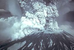 Volcanic eruption