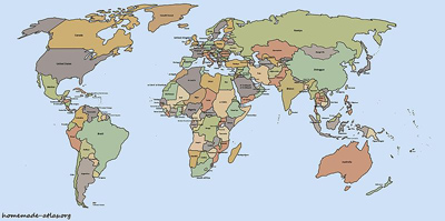 Uneven heating of the earth