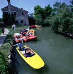 boat on a river