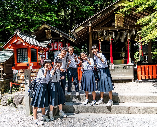 Arashiyama School Children