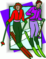 skiing