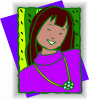 Lady with necklace