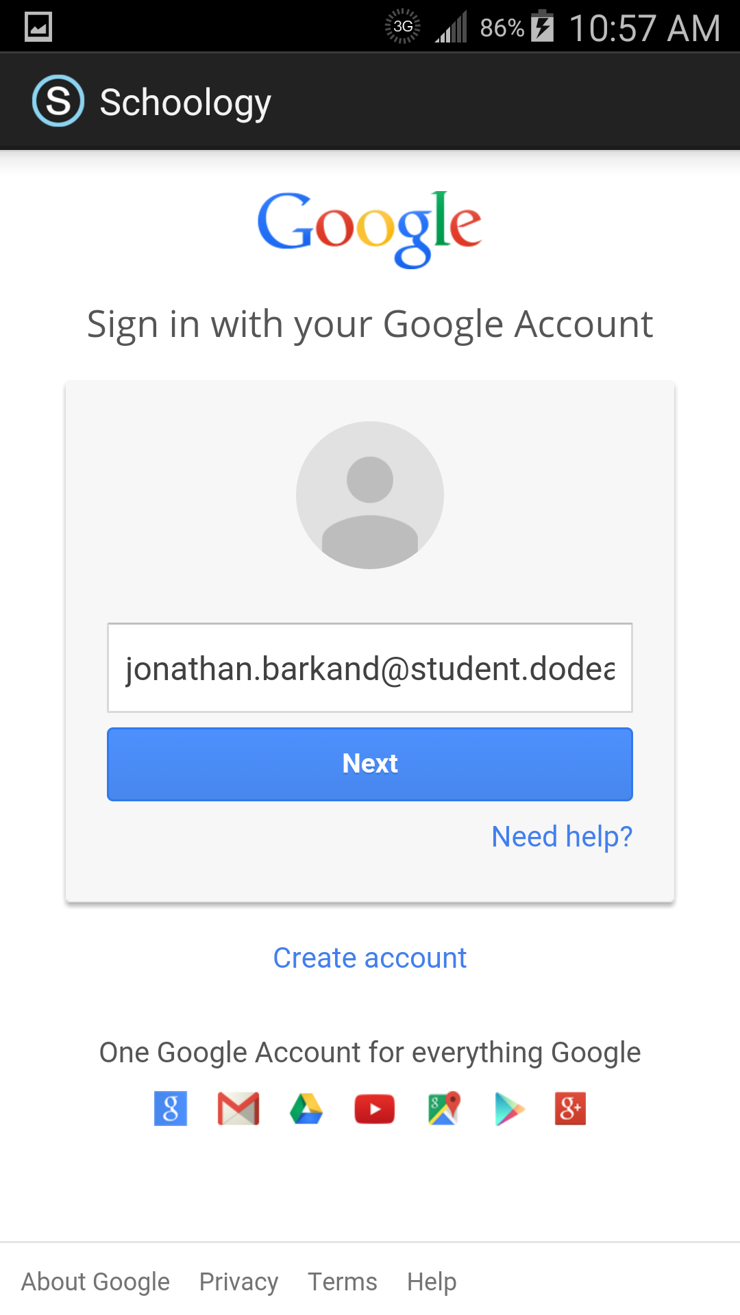 schoology app step 3