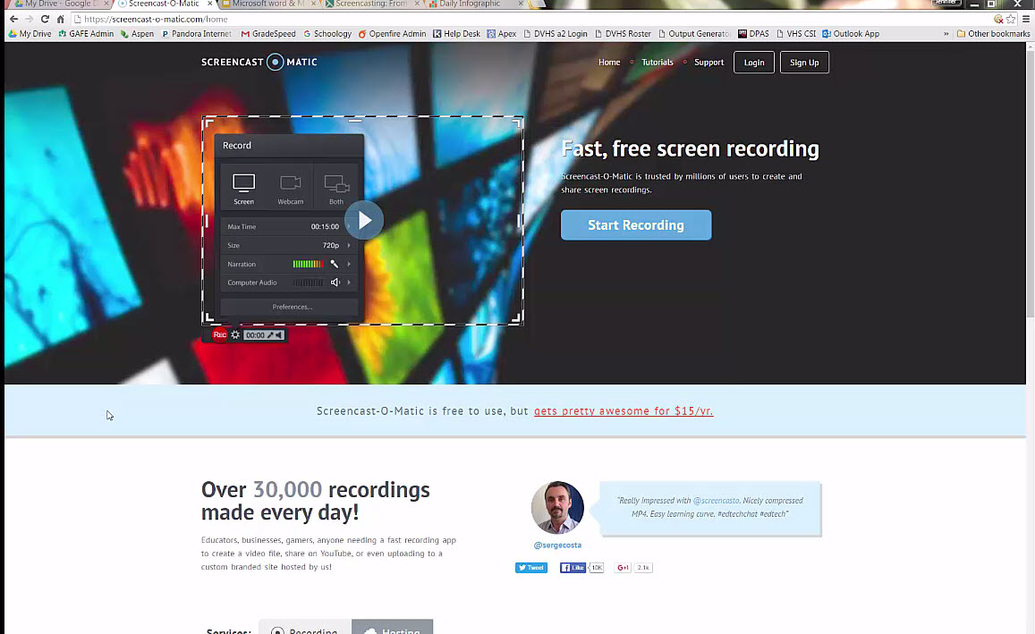  Screencast-o-matic Tutorial