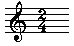 2/4 time signature