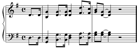 example of melodic motion