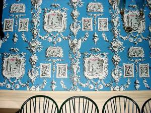 Wall with various photos