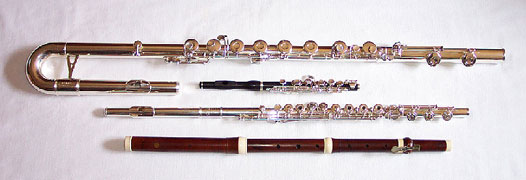 recorder, flute, piccolo, alto flute