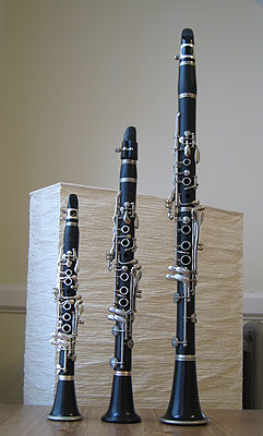 various clarinets